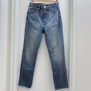 Madewell The Perfect Vintage Jean Medium Wash Straight Leg Size 25